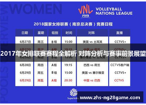 2017年女排联赛赛程全解析 对阵分析与赛事前景展望